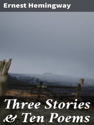 cover image of Three Stories & Ten Poems